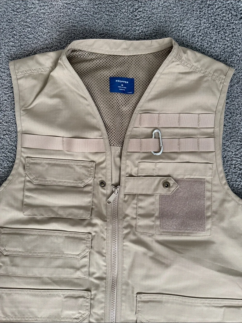 Propper Men's Tactical/Military/Fisging Utility Vest - Beige. Size M